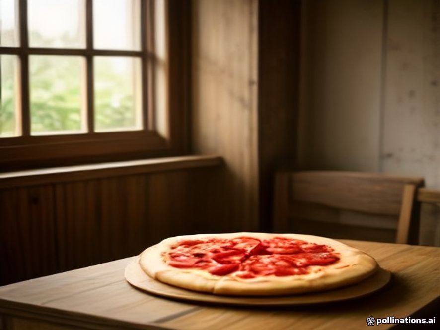 Margherita con pomodoro San Marzano e basilico su tagliere di legno